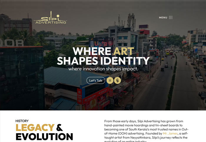 Silpi Advertising website