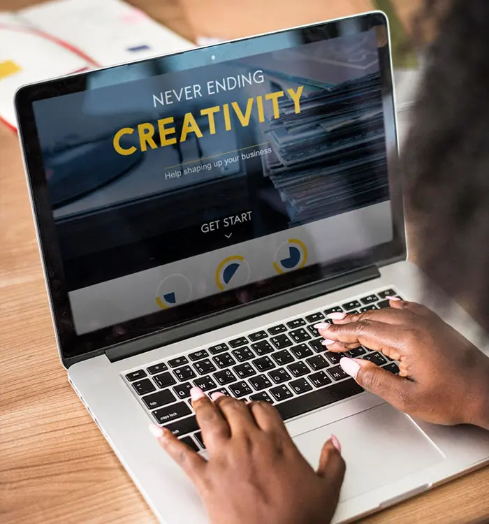 NetVenture team reviewing an Premium Website Design